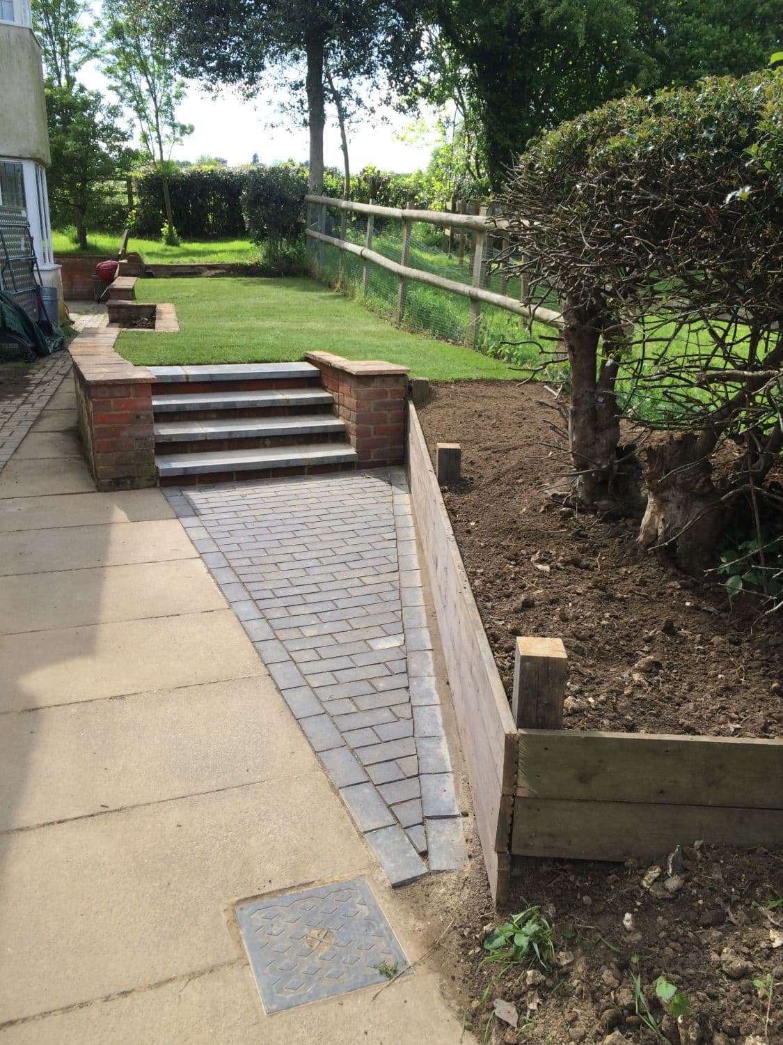 Driveway and patio paving by The Snagman
